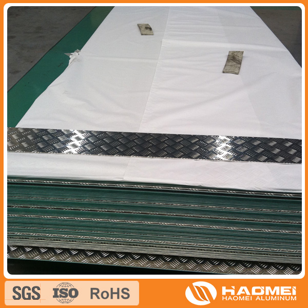 rate of aluminium chequered plate,diamond plate rear bumper